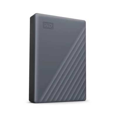 жесткий диск WD My Passport 4Tb WDBRMD0040BGY-WESN Серый