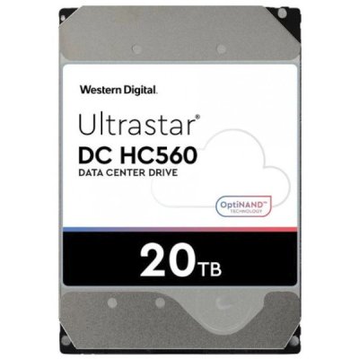 жесткий диск WD Ultrastar DC HC560 20Tb WUH722020BLE604 0F38765 Серебристый