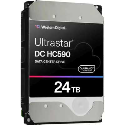 жесткий диск WD Ultrastar DC HC590 24Tb WUH722624ALE6L4 0F65684 Серебристый