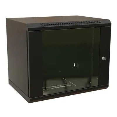 телекоммуникационный шкаф WRLine WR-TW-1566-GP-RAL9004 Черный