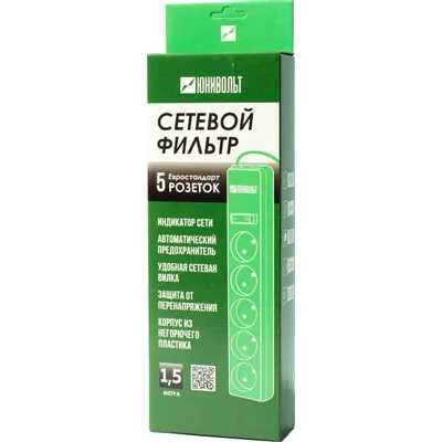 сетевой фильтр Юнивольт 00-00000389 белый