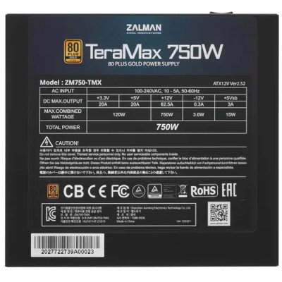 блок питания Zalman TeraMax ZM750-TMX