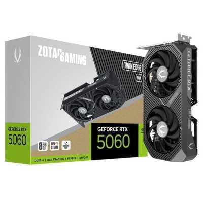 видеокарта Zotac nVidia GeForce RTX 5060 Twin Edge Plus 8Gb ZT-B50600E2-10M Черный