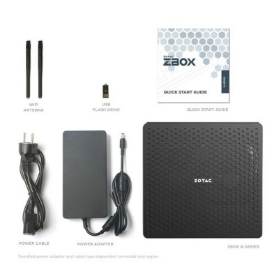 компьютер Zotac ZBOX-QRP7N3500-BE Черный